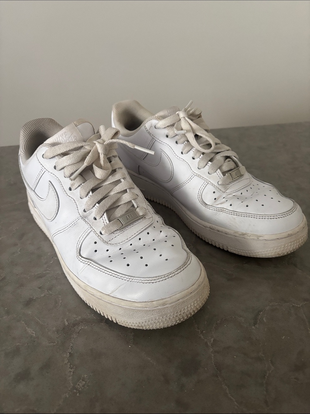 Nike Men's White Air Force 1’s